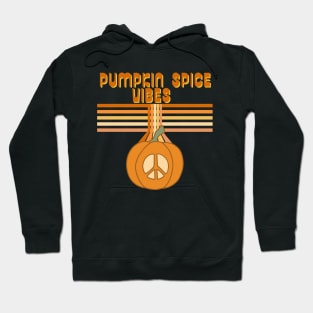 Pumpkin Spice Vibes Retro Holiday Spice Groove Hoodie